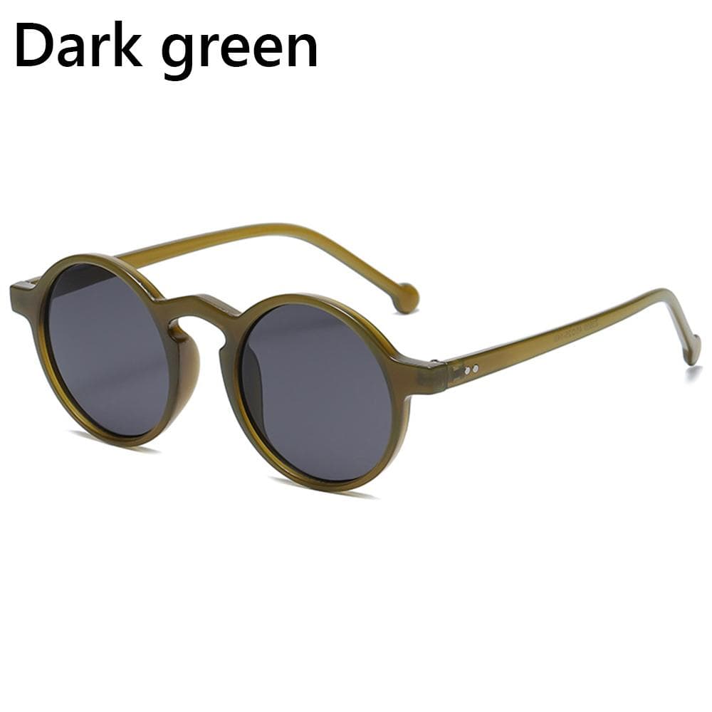 Retro Round Polarized Sunglasses Women Classic Leopard Frame Sun Glasses Fashion Black Driving Female Goggles