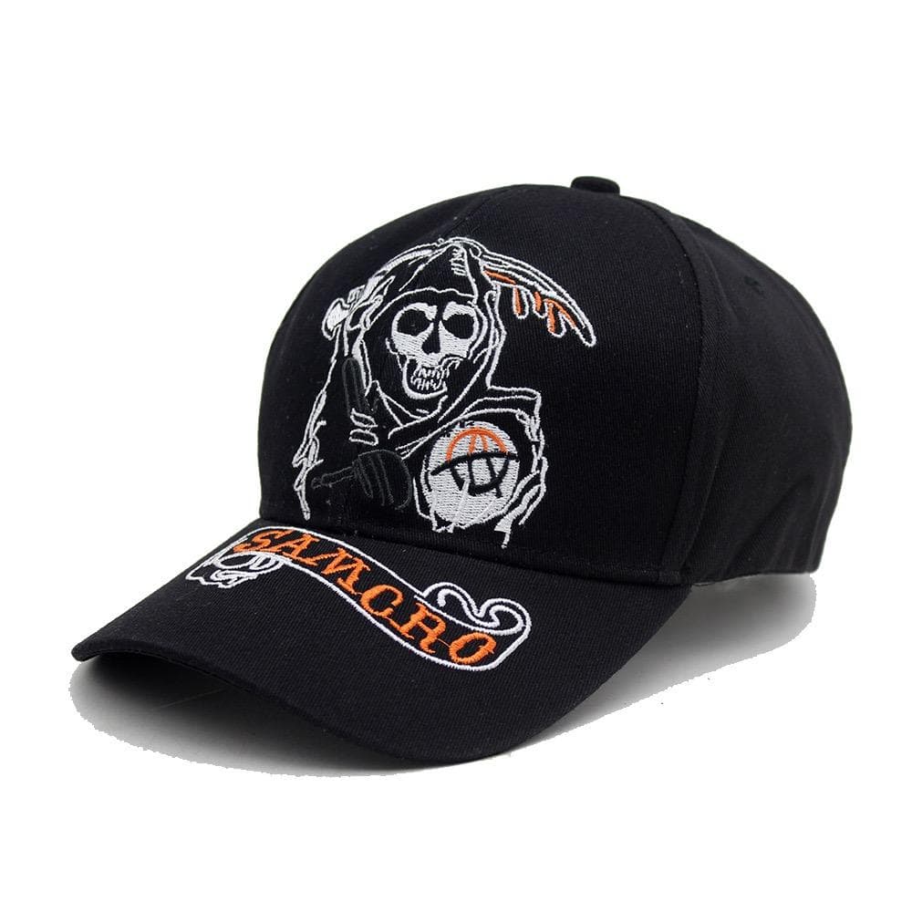 New Unisex Cap Skull Pirate Embroidery Fashion Baseball Cap Men Women Adjustable Casual Outdoor Streetwear Sports Hat 54cm-60cm