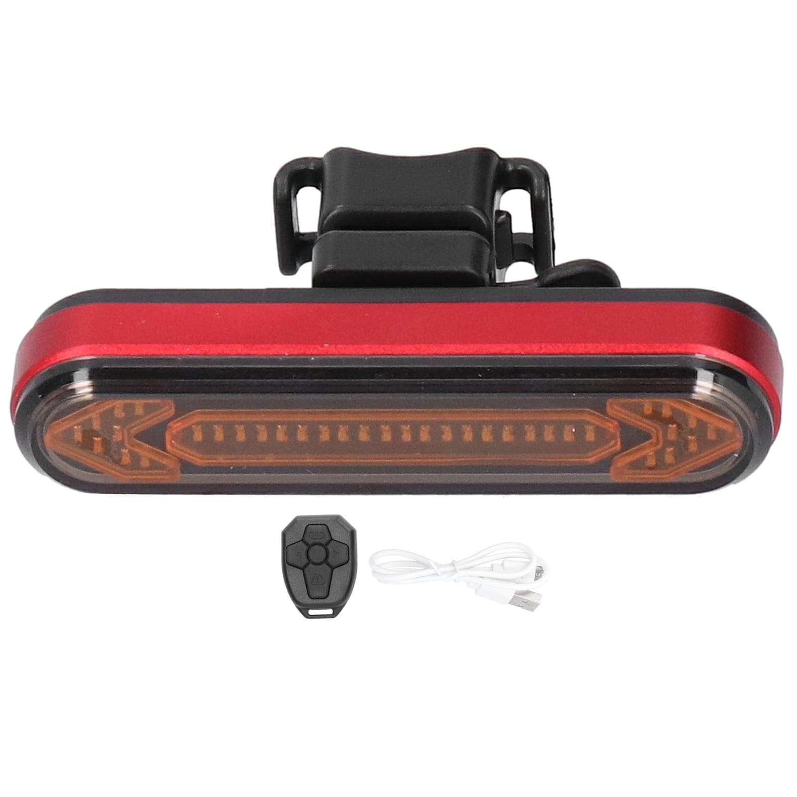 Bicycle Turn Signal Lamp USB Charging Wireless Remote Tail Light Mountain Bike Accessory