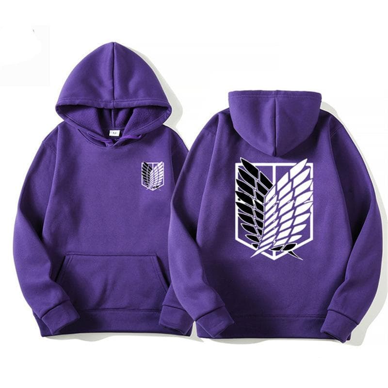 Attack on Titan Men's Hoodie Anime Hoodies Men Women Streetwear Pullover Harajuku Shingeki No Kyojin Hoodies Sweatshirt Clothes S