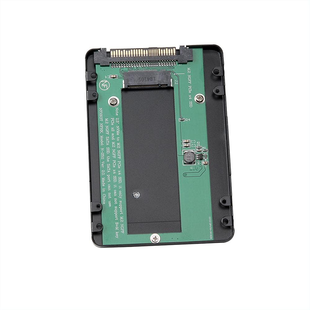 2.5in NVMePCIE SSD to M.2 NGFF PCIe x4 SSD Adapter Enclosure PCI Express SSD Adapter Card