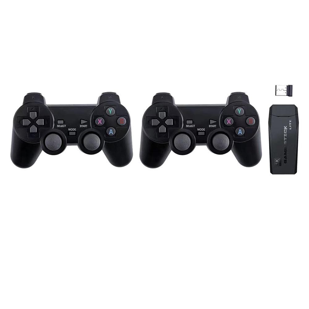 M8 Wireless Game Console 2.4G HD Arcade PS1 Home TV Mini Game Console U Bao Retro Game Console 32G black