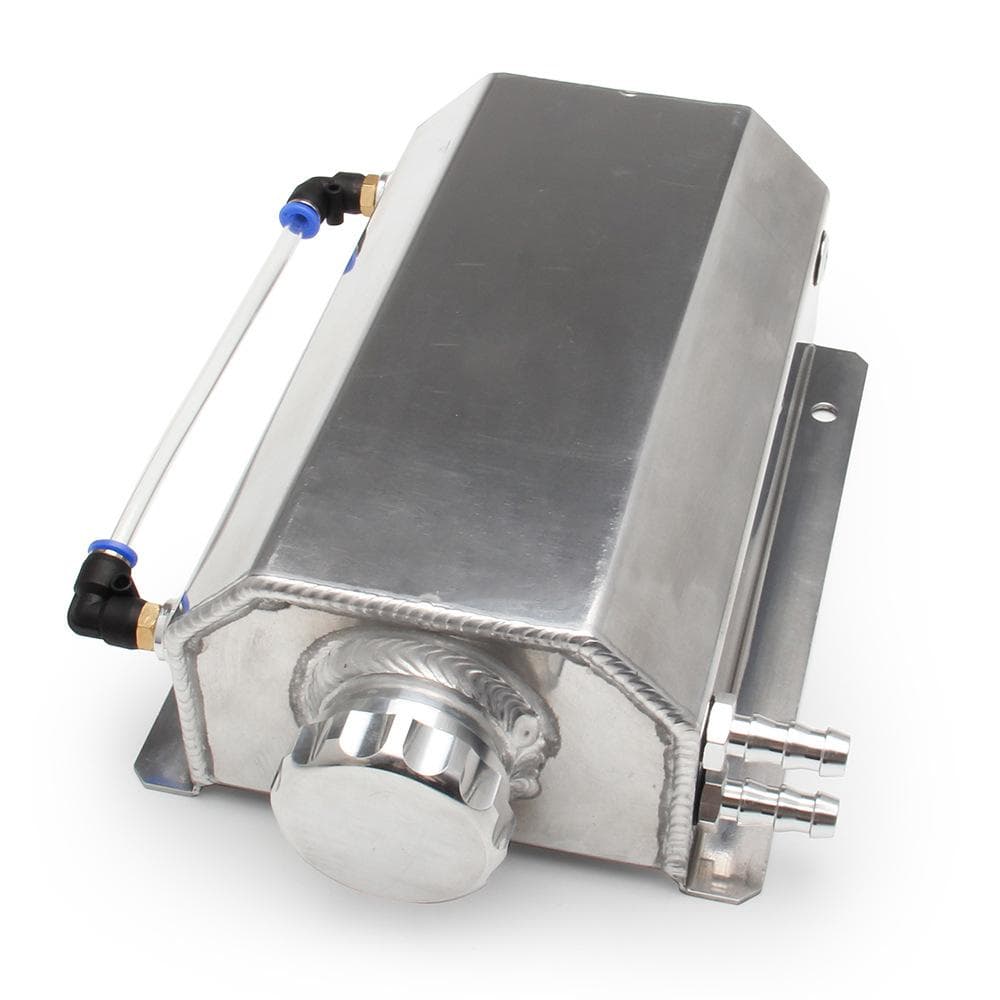 2L Aluminum Car Coolant Overflow Expansion Tanks Oil Catch Can Reservoir Tanks Universal Oil 2L