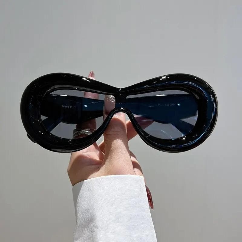 New Oval Sunglasses for Men Women Fashion Retro Brand Design Candy Color Shades Eyewear Sun Glasses As shown in Figure