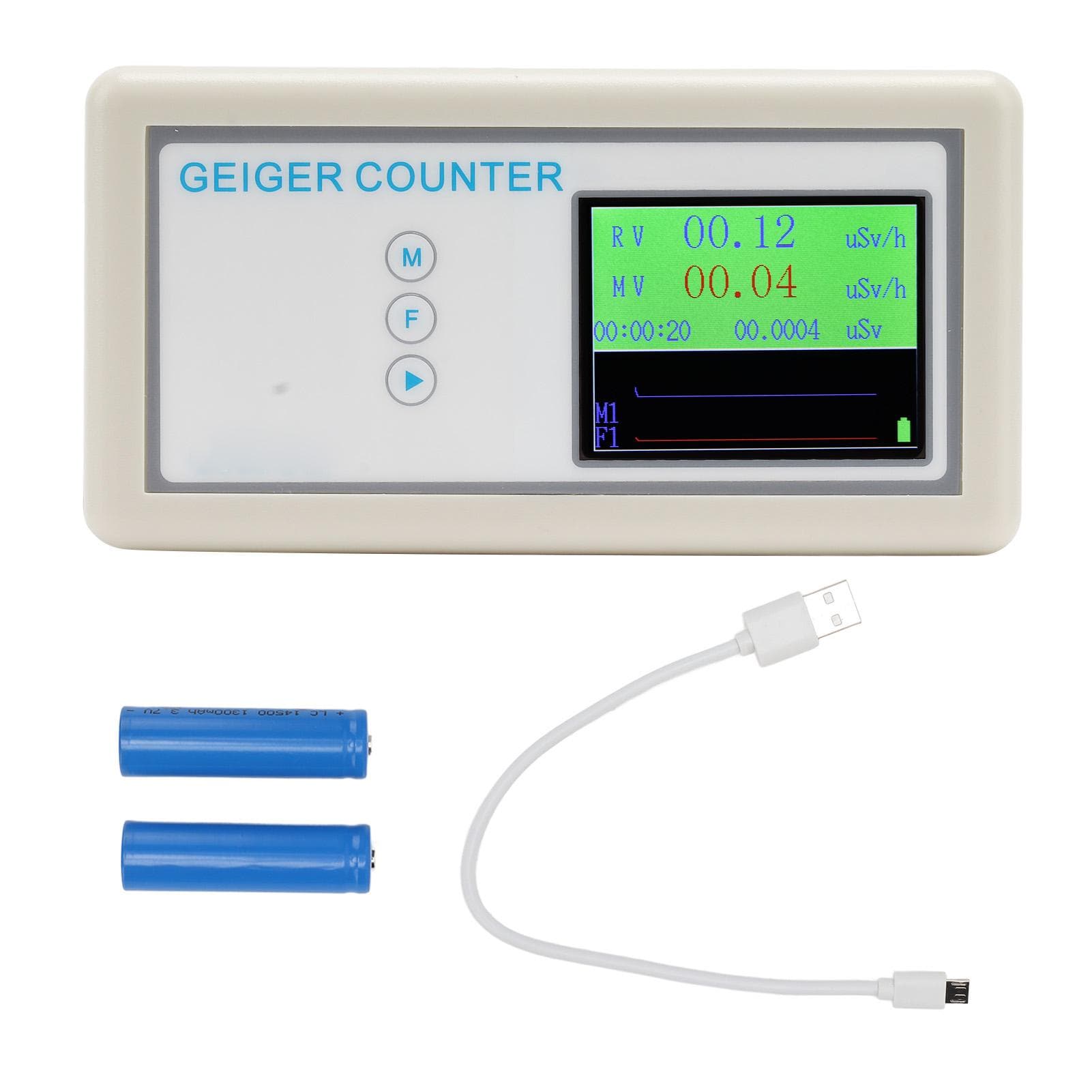 Geiger Counter Accurate Sensitive Nuclear Radiation Detector Monitor Dosimeter Meter for Building