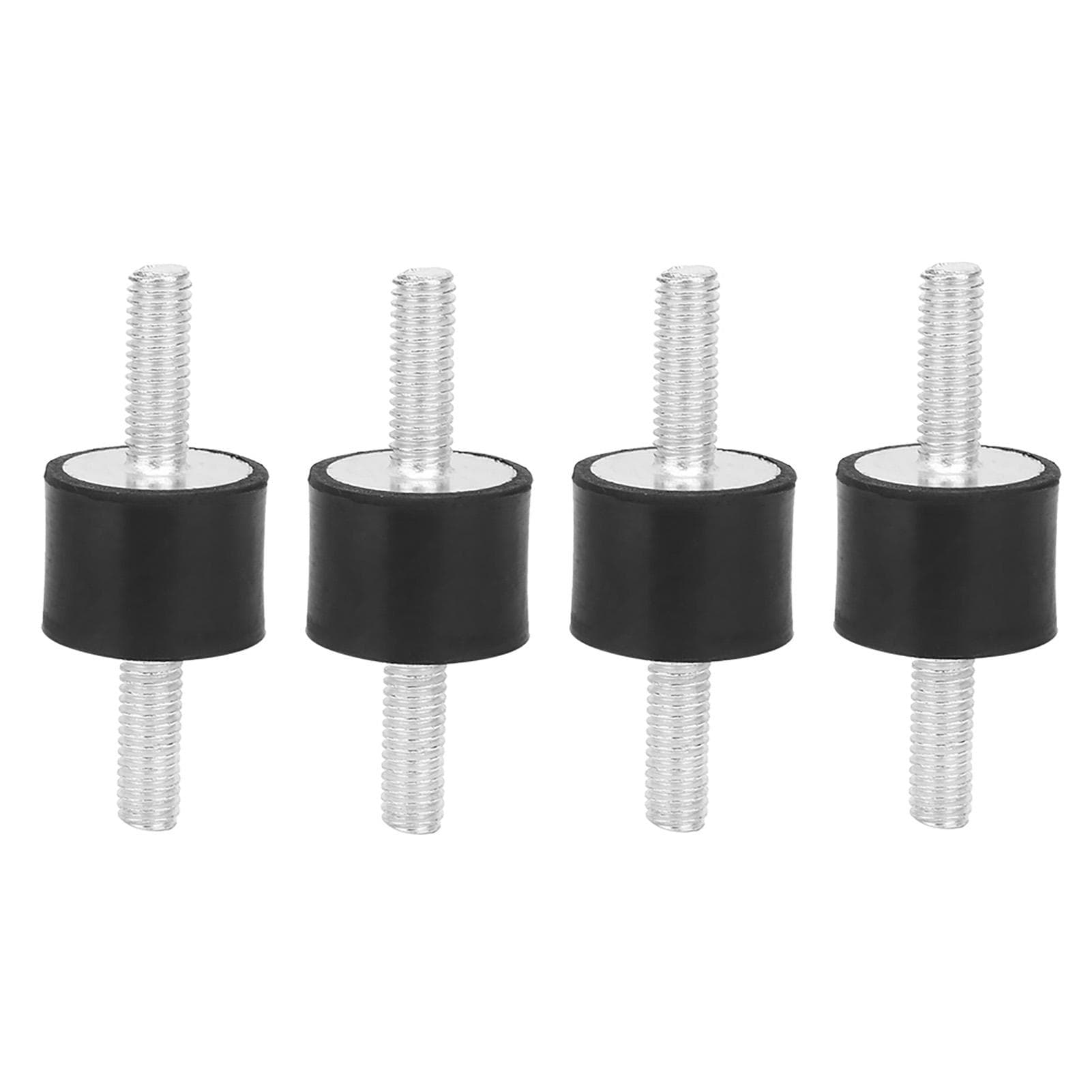 4pcs M6 Rubber Mounts Male Anti Vibration Silentblock Car Boat Bobbins (VV20*15 M6*18)