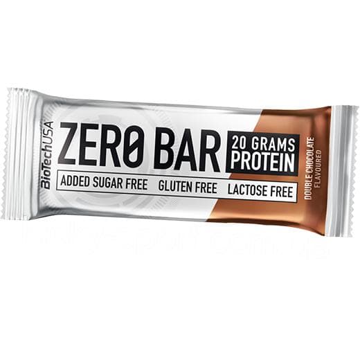 Protein bar without sugar, Zero Bar, BioTech (USA) (14084006) 50g Double chocolate