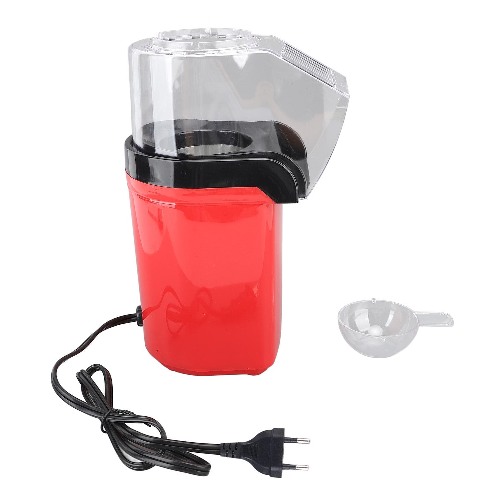 Popcorn Maker 1200W Oil Less Fast Popping One Touch Operation Electric Hot Air Popcorn Machine for L(for 6.5-9kg)
