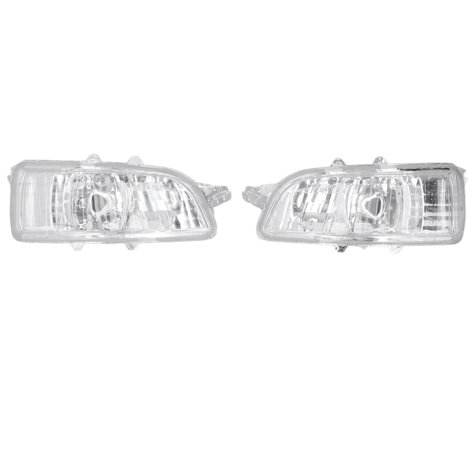 1 Pair Front Wing Mirror Indicator Light Lens Clear Cover Replacement For S80 II AS 124 2007?2013