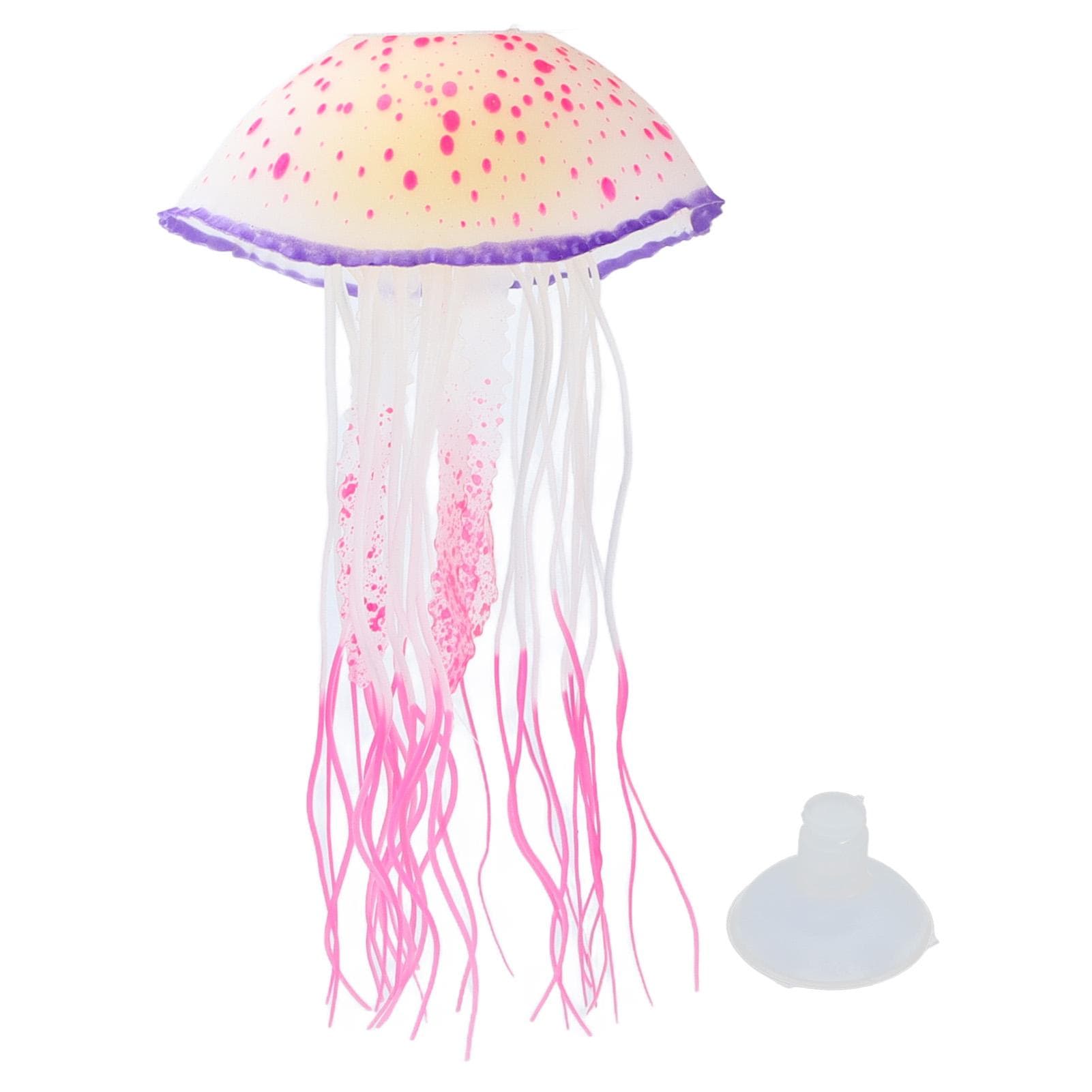 Artificial Fluorescent Jellyfish Floating Jellyfish Decorations for Aquarium and Fish Tank