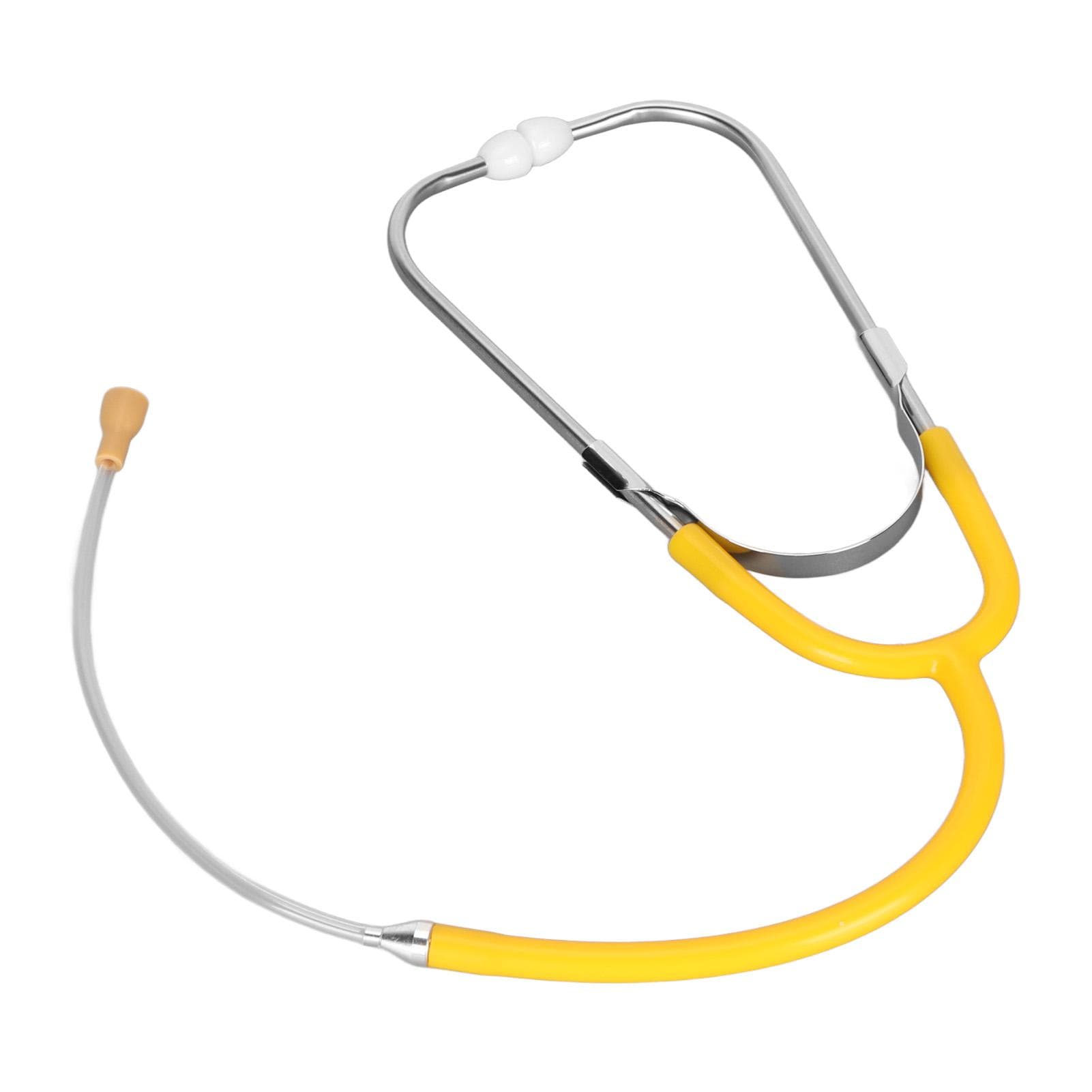 Listening Stethoscope Metal Binaural Earing Aid phones Stethoscope Hearing Aid Accessory Yellow yellow