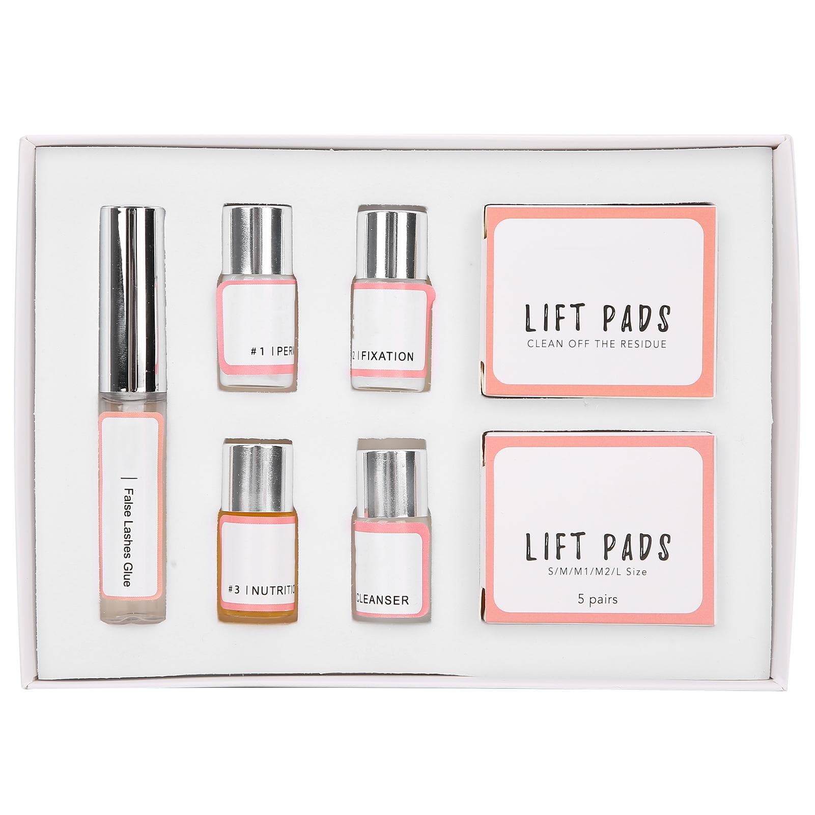Eyelash Perming Fixing Agent Nourishing Liquid Glue Eyelash Perming Kit Curling Tool Set