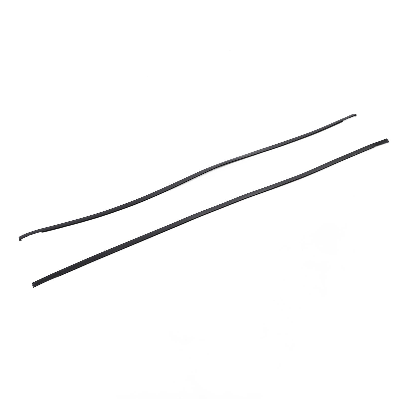 Pair of Roof Molding Seal Strip Rubber Noise Reduction Windproof 75555?02270 Roof Moulding Trim