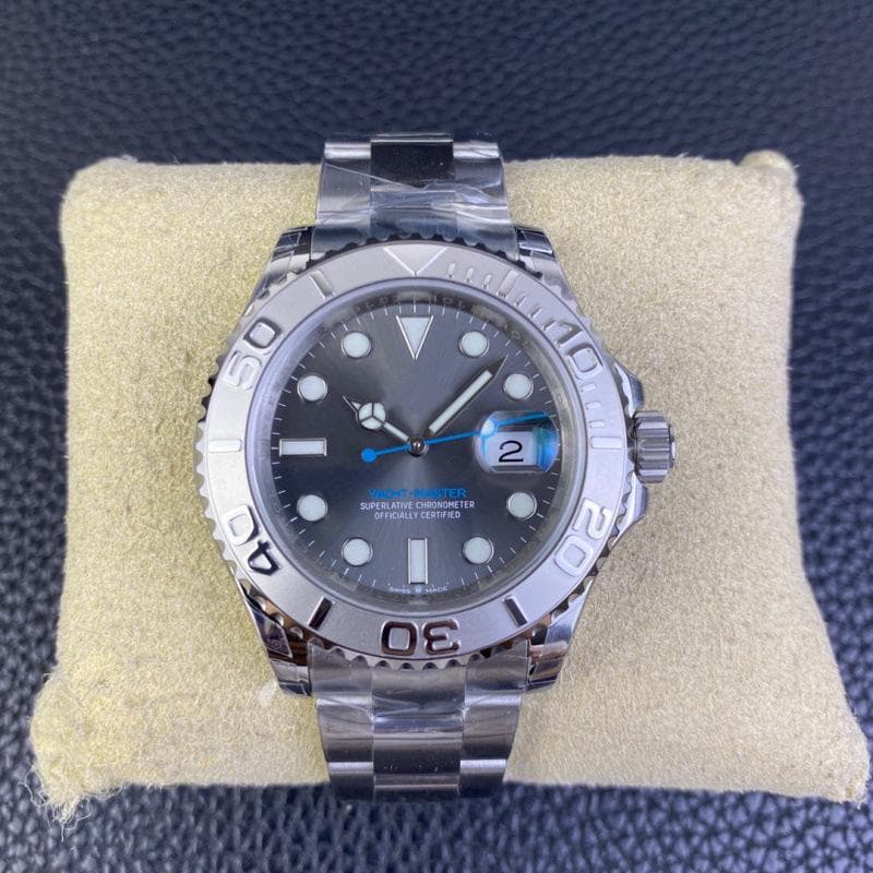 Rolex Yacht Grey Automatic Men's Watch with Large Dial