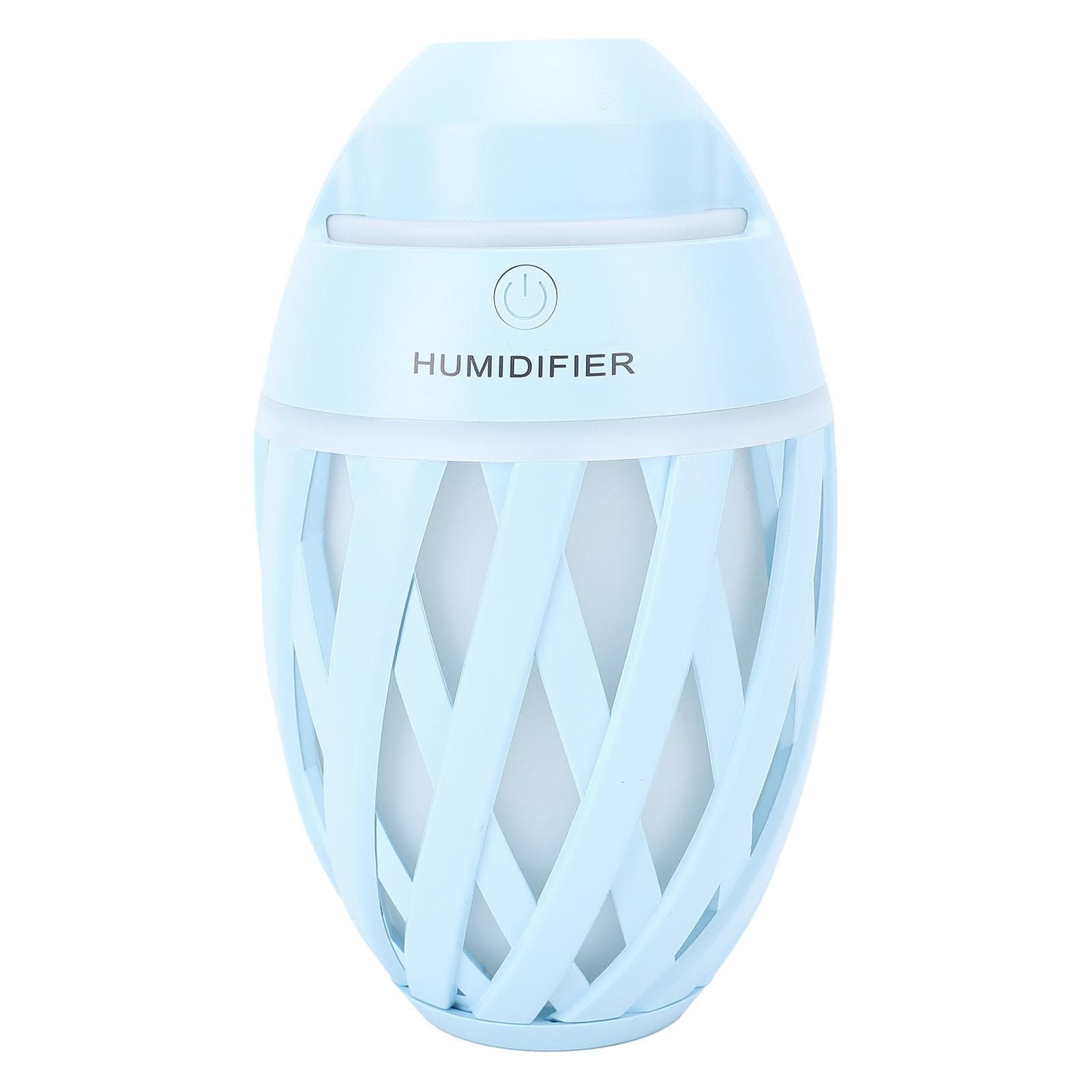 Small Humidifier with Night Light USB Powered 320ml Continuous and Intermittent Spray Desktop