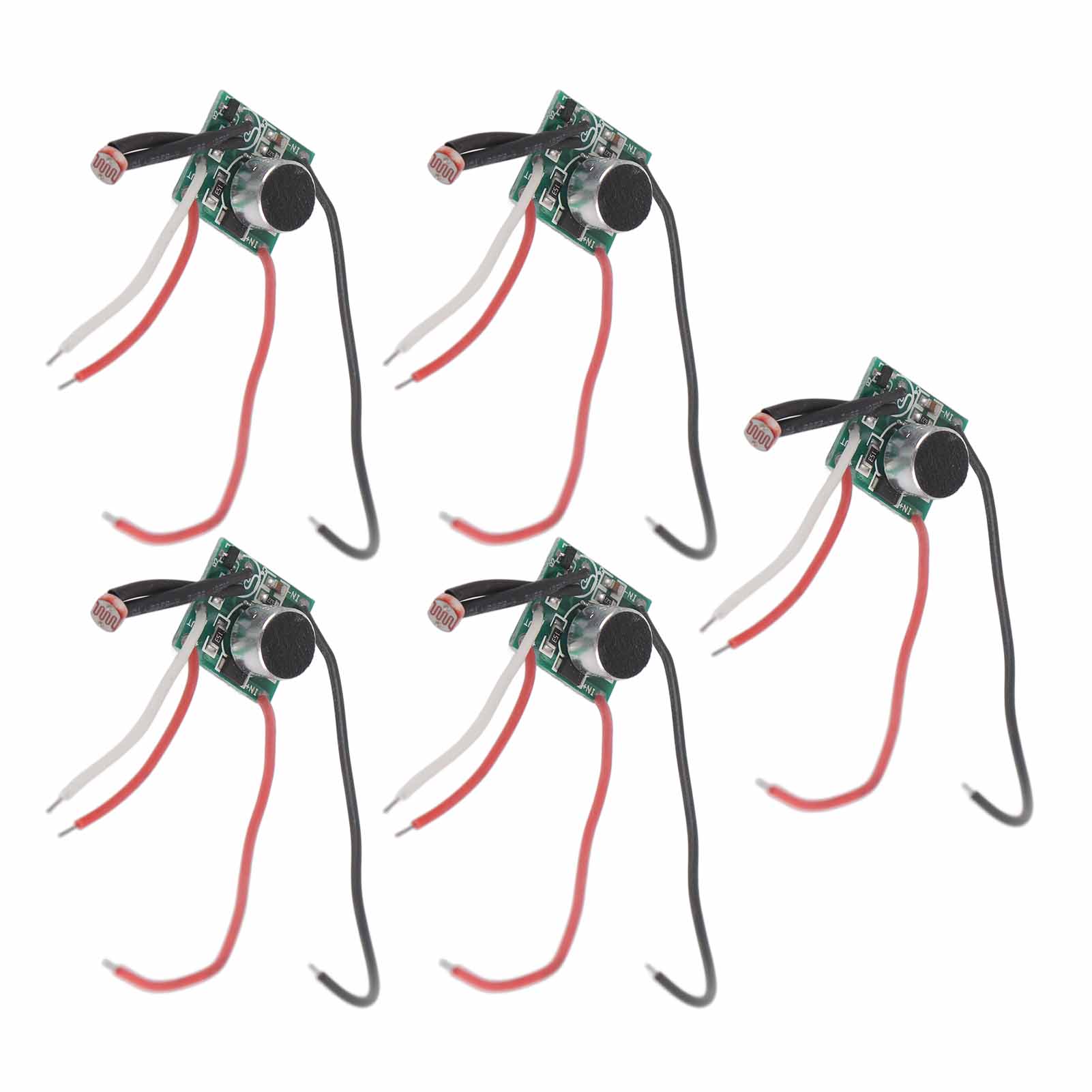 5Pcs Sound Control Switch Module Solar Light Sensor Module Circuit Board DC 3V?30V