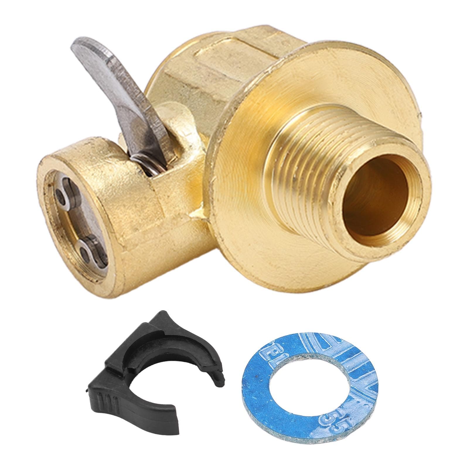 Quick Engine Oil Drain Valve M14?1.25 Brass Stainless Steel with LC?10 Lever Clip for Vans Light