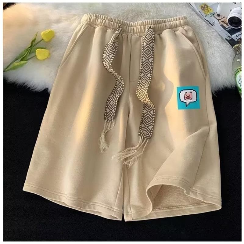 Fashion Trend Shorts Men's Summer Casual Five-point Pants Couple Sports Pants 5XL khaki