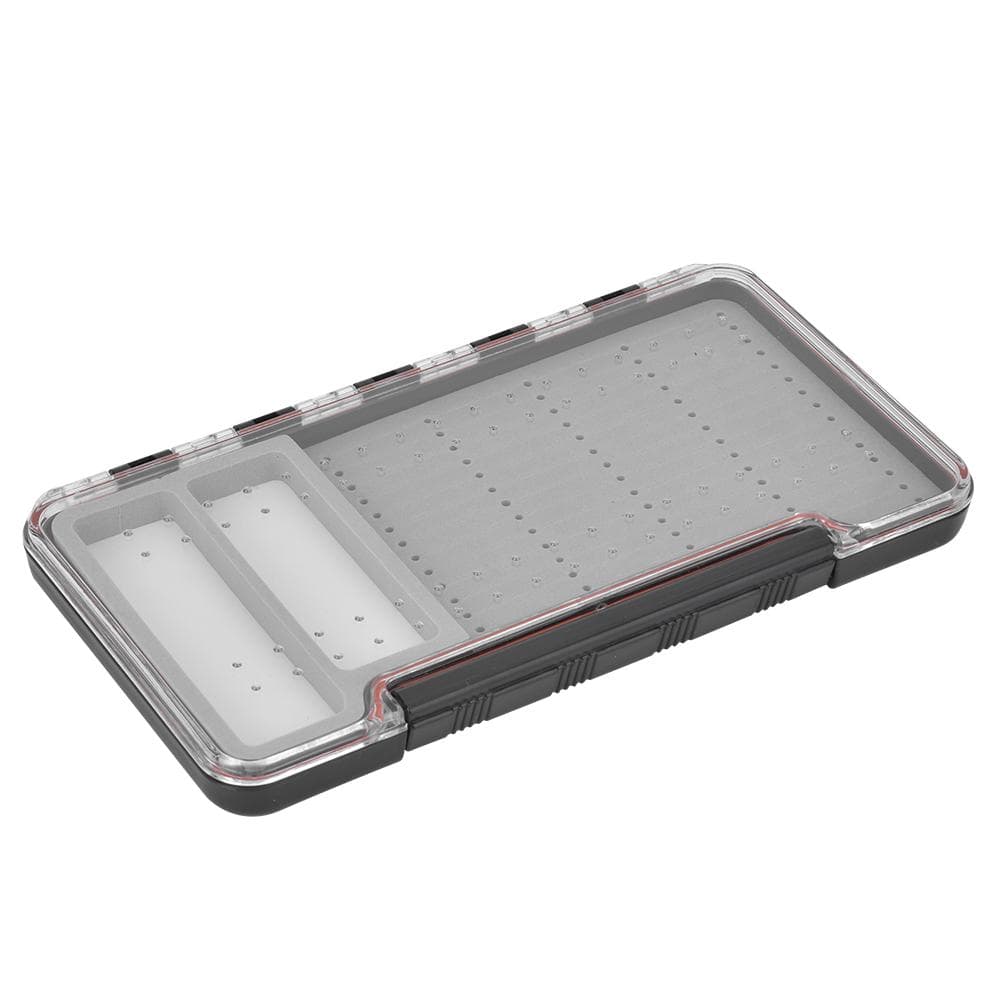 Transparent Fly Lure Box Magnetic Bait Storage Case Container Organizer Fishing PartsL