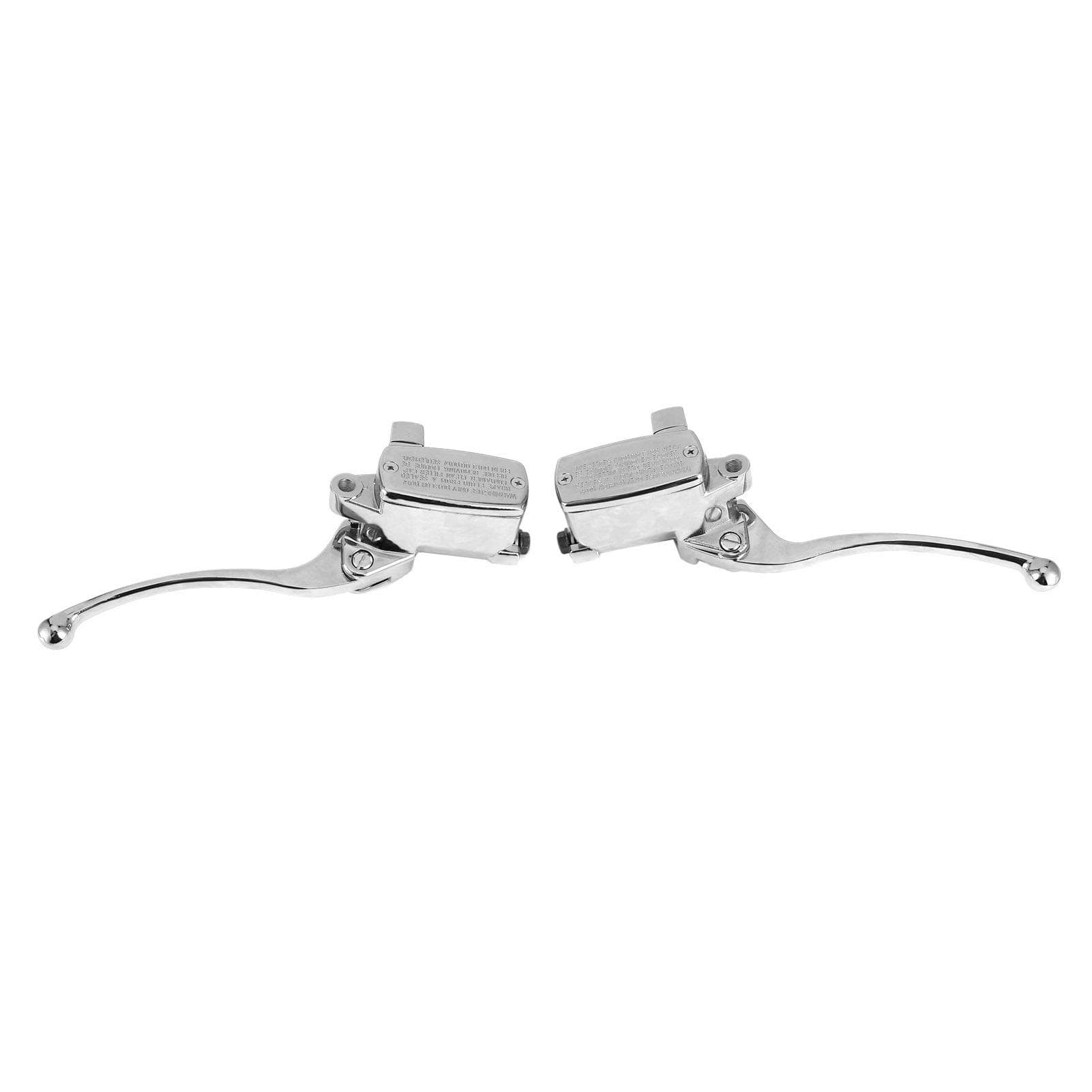 Hydraulic Brake Clutch Master Cylinder Lever Pump Silver for Motorcycle ATVs with 1in Handlebars