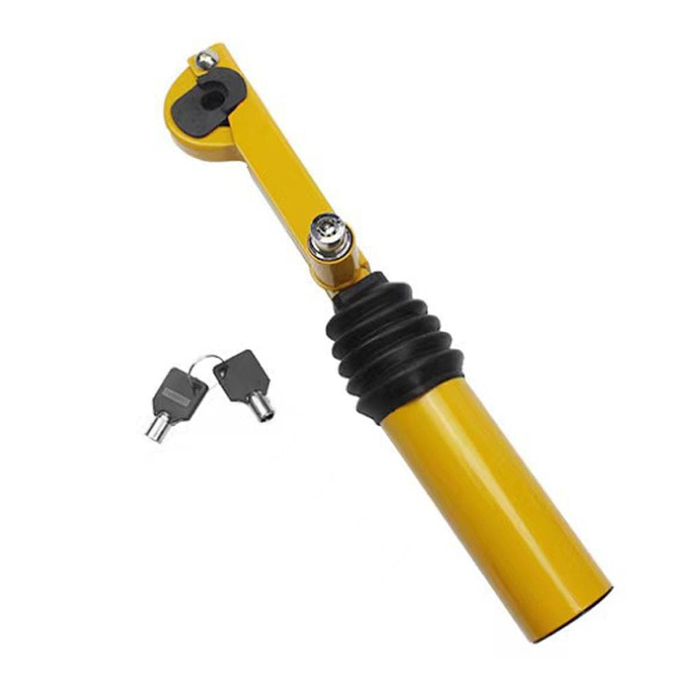 Car Anti-Theft Lock Adjustable Handbrake Shifter Lock Universal Safety Lock with 2 Keys for Car multicolour