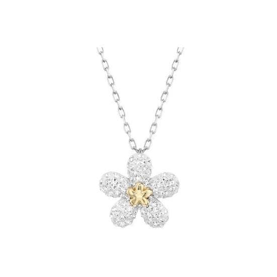 Swarovski Tough Flower Necklace Women necklaces White 5136830 Box (Random Color)
