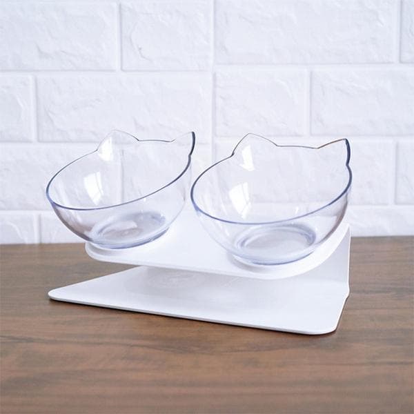 Creative Non-Slip Double Feeding Bowls with Stand Up Pet Bowl Food and Water Perfect for Cats and Small Dogs Supplies