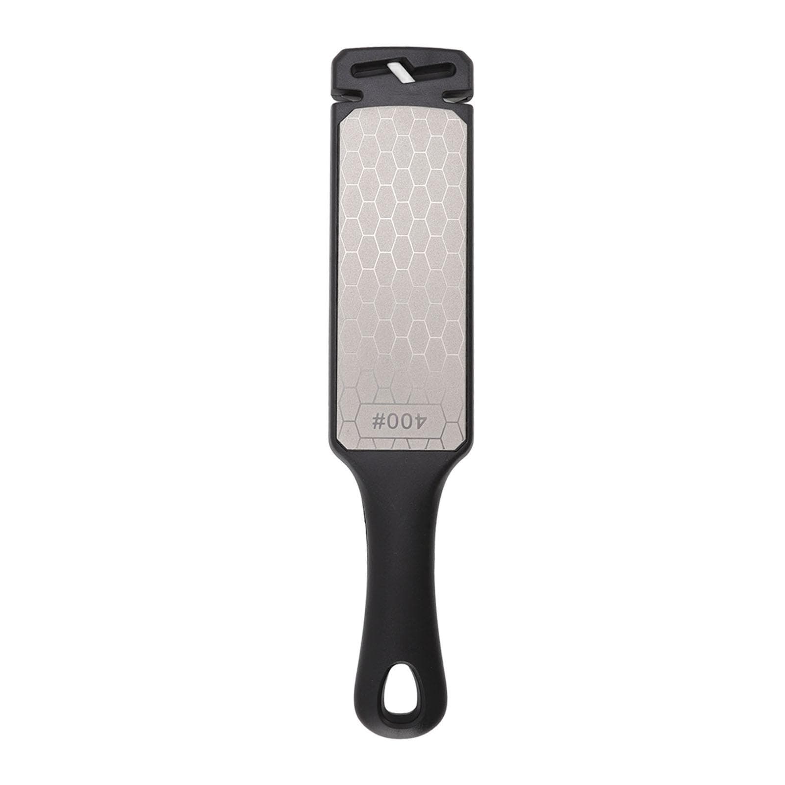 Fast Emery Knife Sharpener Double Sided Sharpening Stone Household Multipurpose Sharpening Stick black