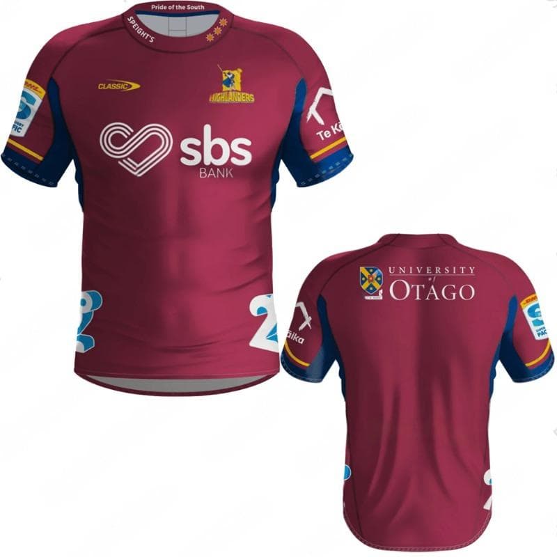 Hot Selling New Arrival Summer Highlanders Super Rugby Home Jerseys 2024 Rugby Jerseys Training Jerseys Chieftain Uniform Adult S