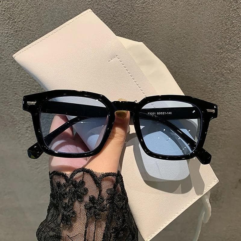 Retro Unisex Rectangle Vintage Sunglasses Fashion Design Retro Sun Glasses Female Lady Eyeglass Cat Eye Casual Goggles