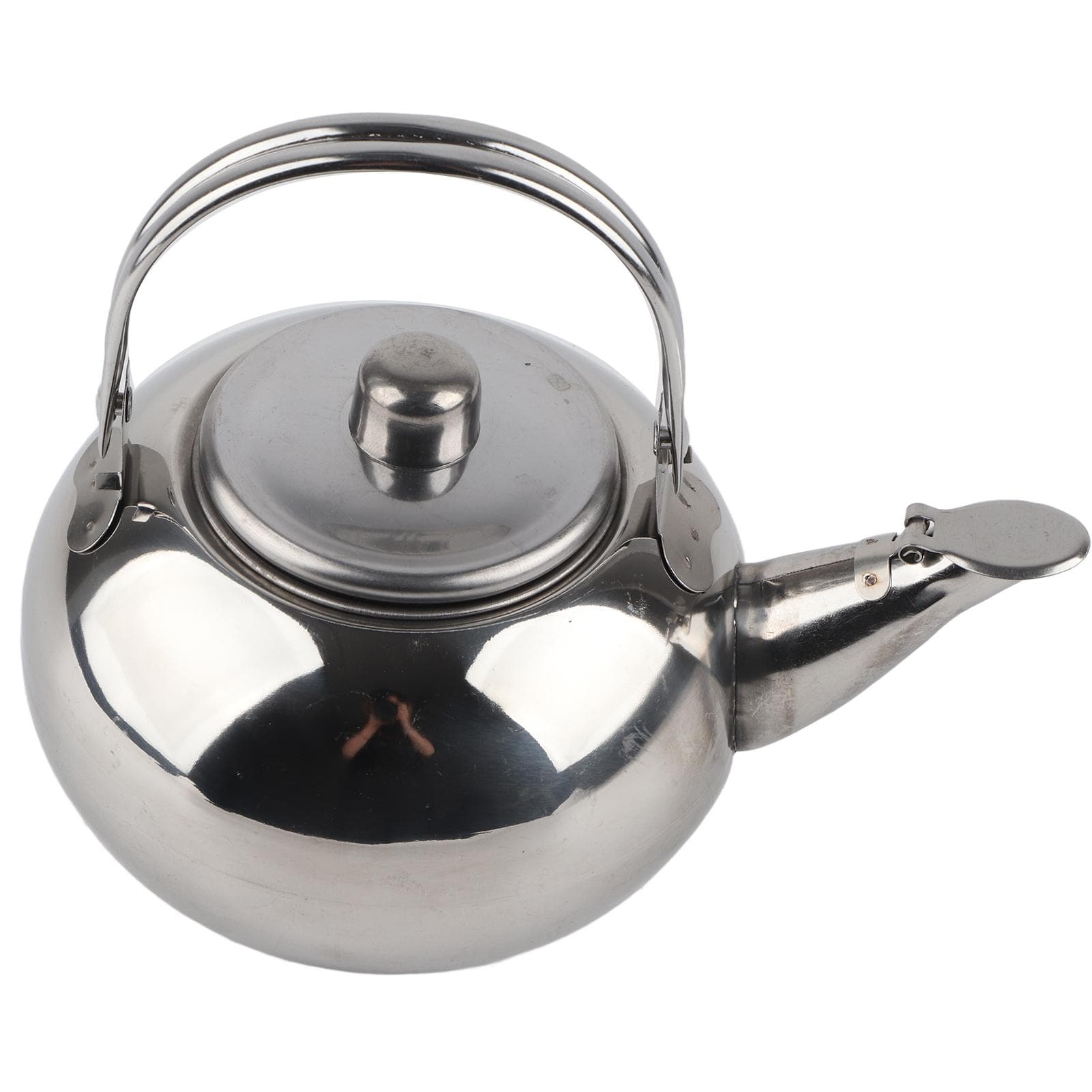 Tea Kettle Stainless Steel Exquisite Teapot Coffee Pot with Tea Strainer for Home Restaurant14cm 14cm/5.5in