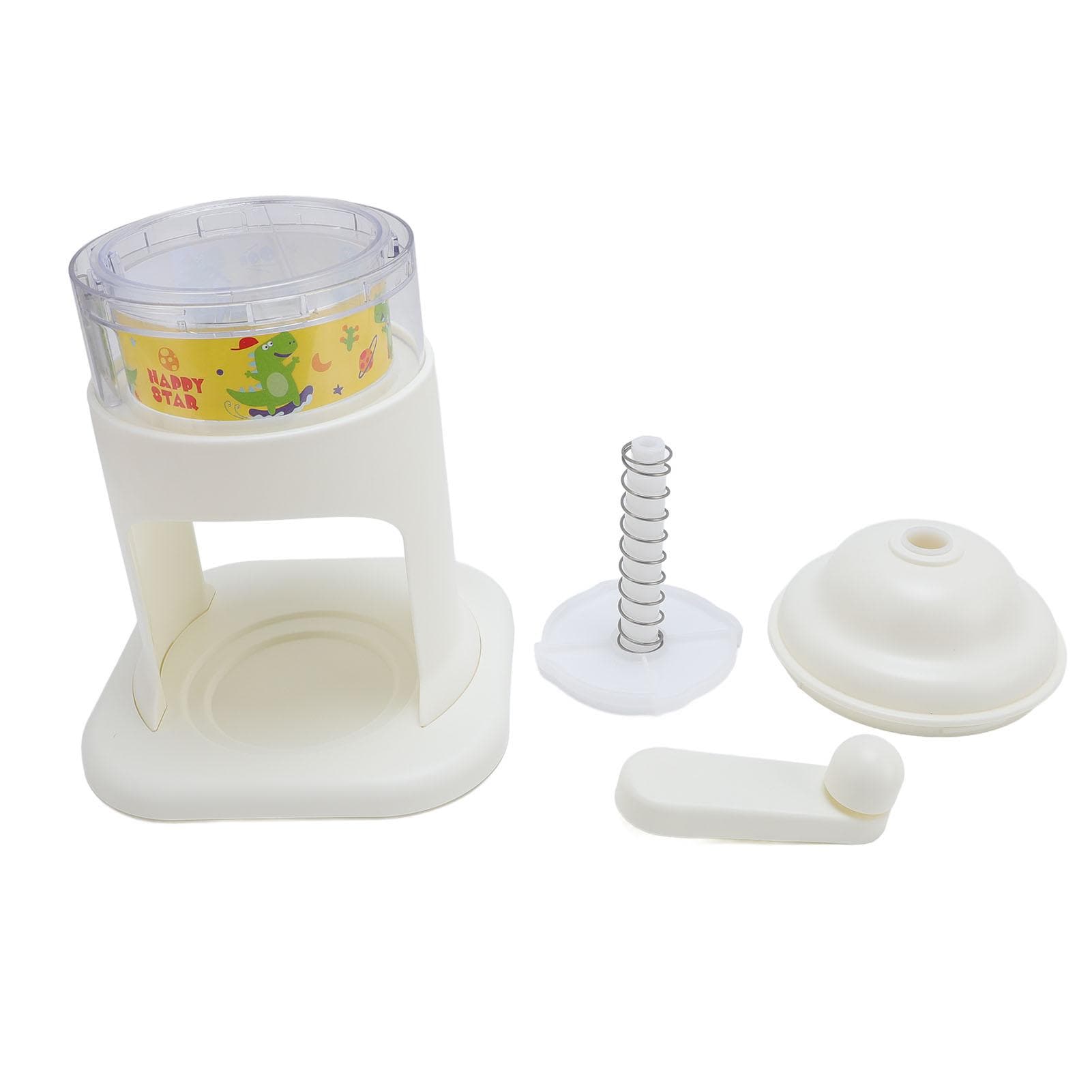 Ice Shaver Kids Cartoon Shaved Ice Machine Portable Hand Crank Ice Crusher Snow Cone Machine for