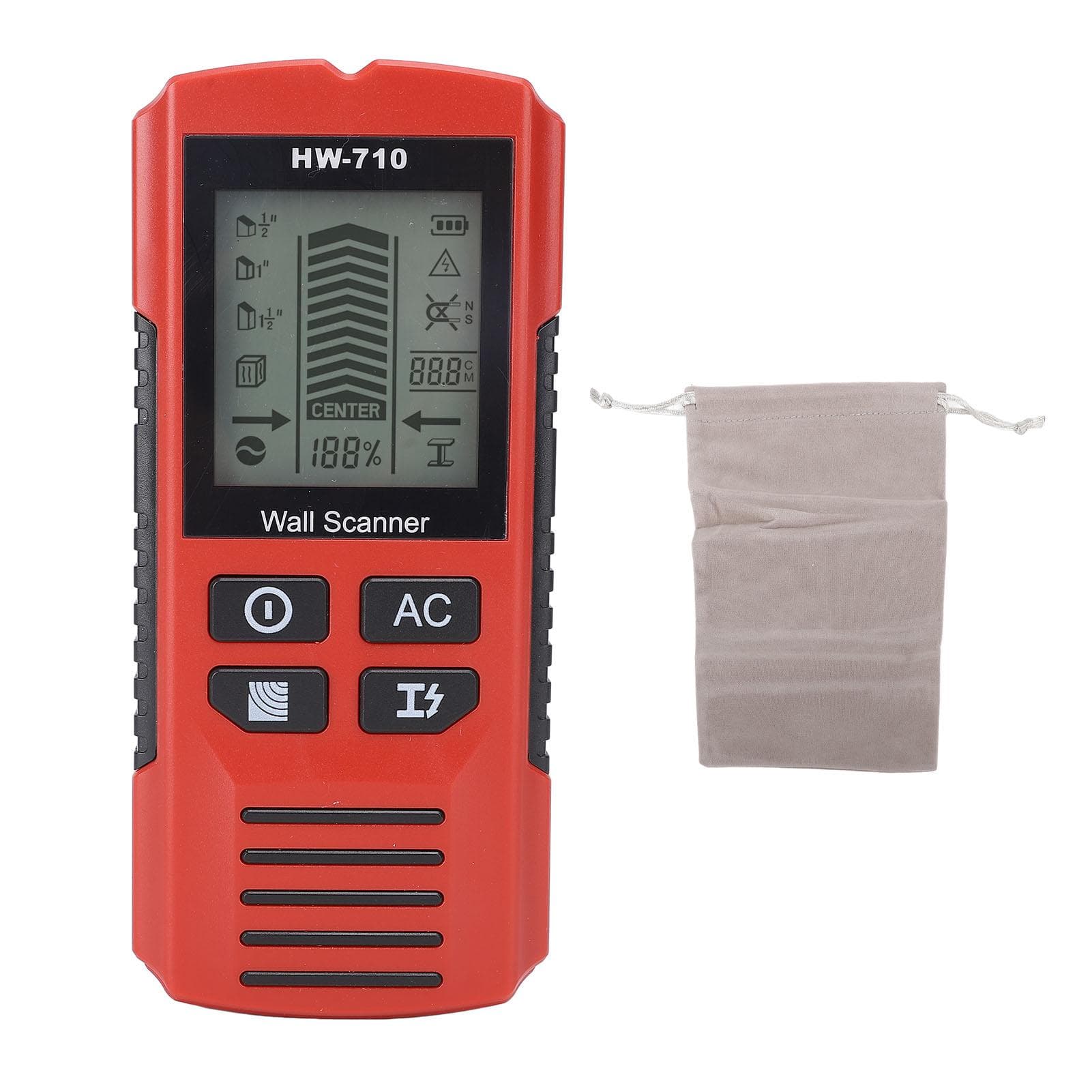 Stud Finder Wall Scanner Portable Precise 7 in 1 Electronic Wood Metal Cable Locator with LCD