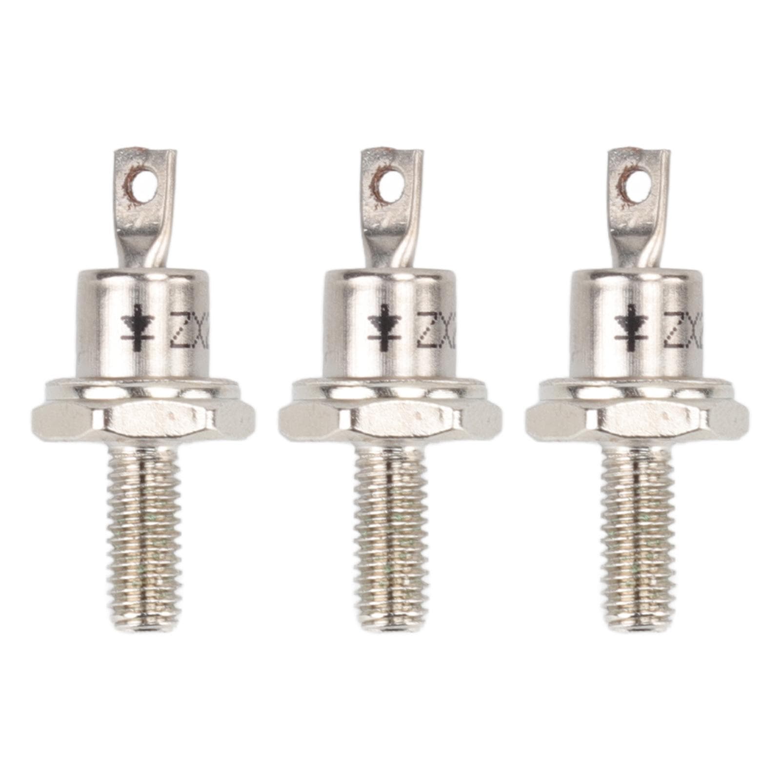 3PCS Rectifier Diode Spiral 25A Iron High Hardness Spiral Rectifier Module Replacement for