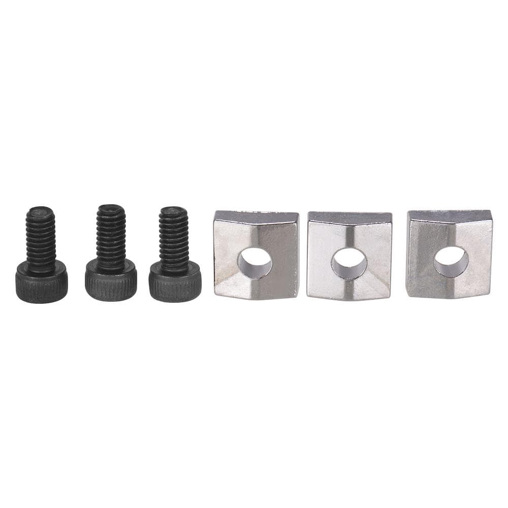Electric Guitar Tremolo Bridge String Locks Strings Locking System Metal Nut Block & Clamp Hex black/silver