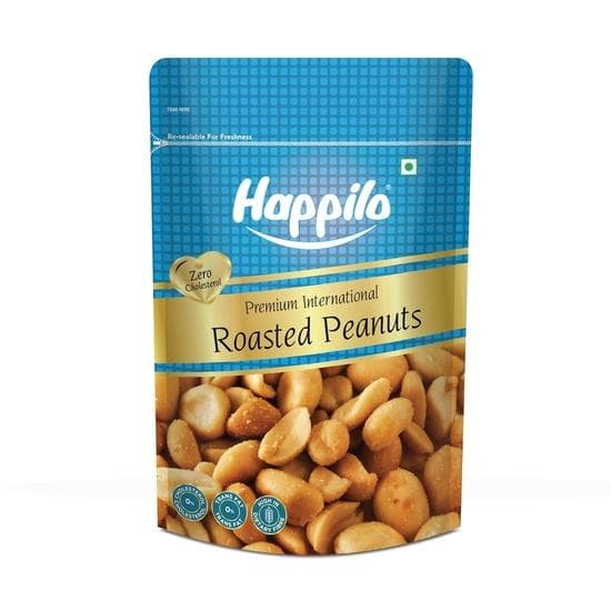 Happilo Premium Roasted Peanuts 160g, Rich in Protein, Fiber, and Essential Nutrients, Wholesome Snack, Rich Flavor