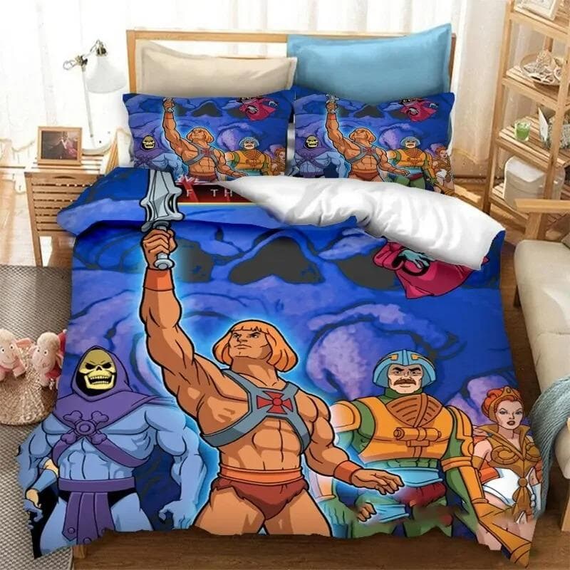 He man The Masters of The Universe Bedding Set Duvet Cover Bedroom Comforter Covers Single Twin King Size Quilt Cover AU King 240x210cm