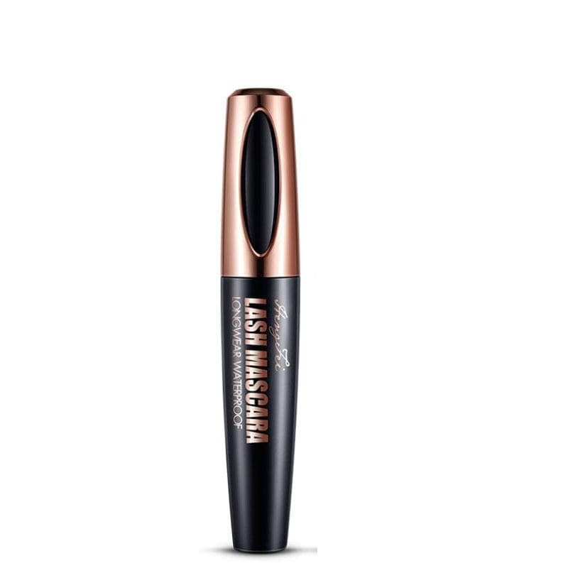 4d Silk Fiber Eyelash Mascara Waterproof Thick Lengthening Mascara Curling Long Black Extension black