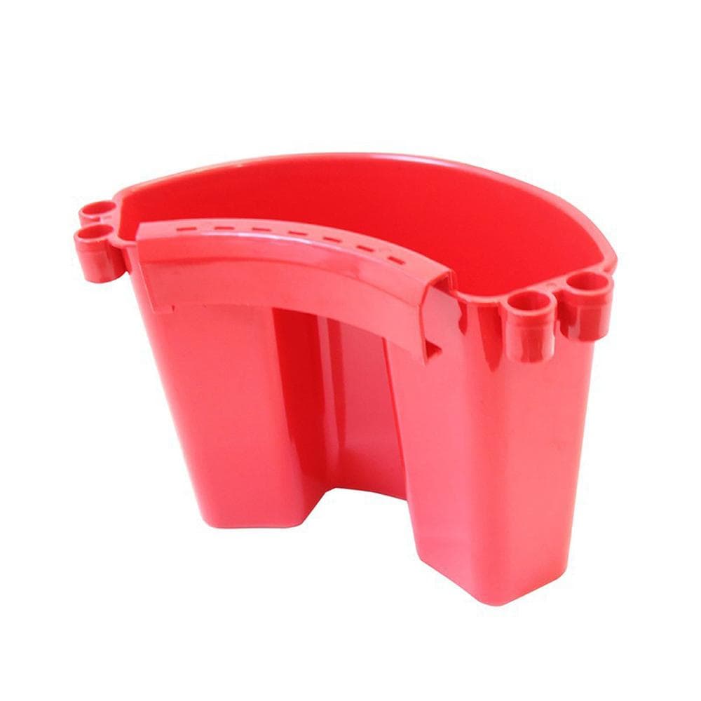 Car Washing Bucket Multipurpose Car Wash Bucket Brush Organizer Car Cleaning Tools red
