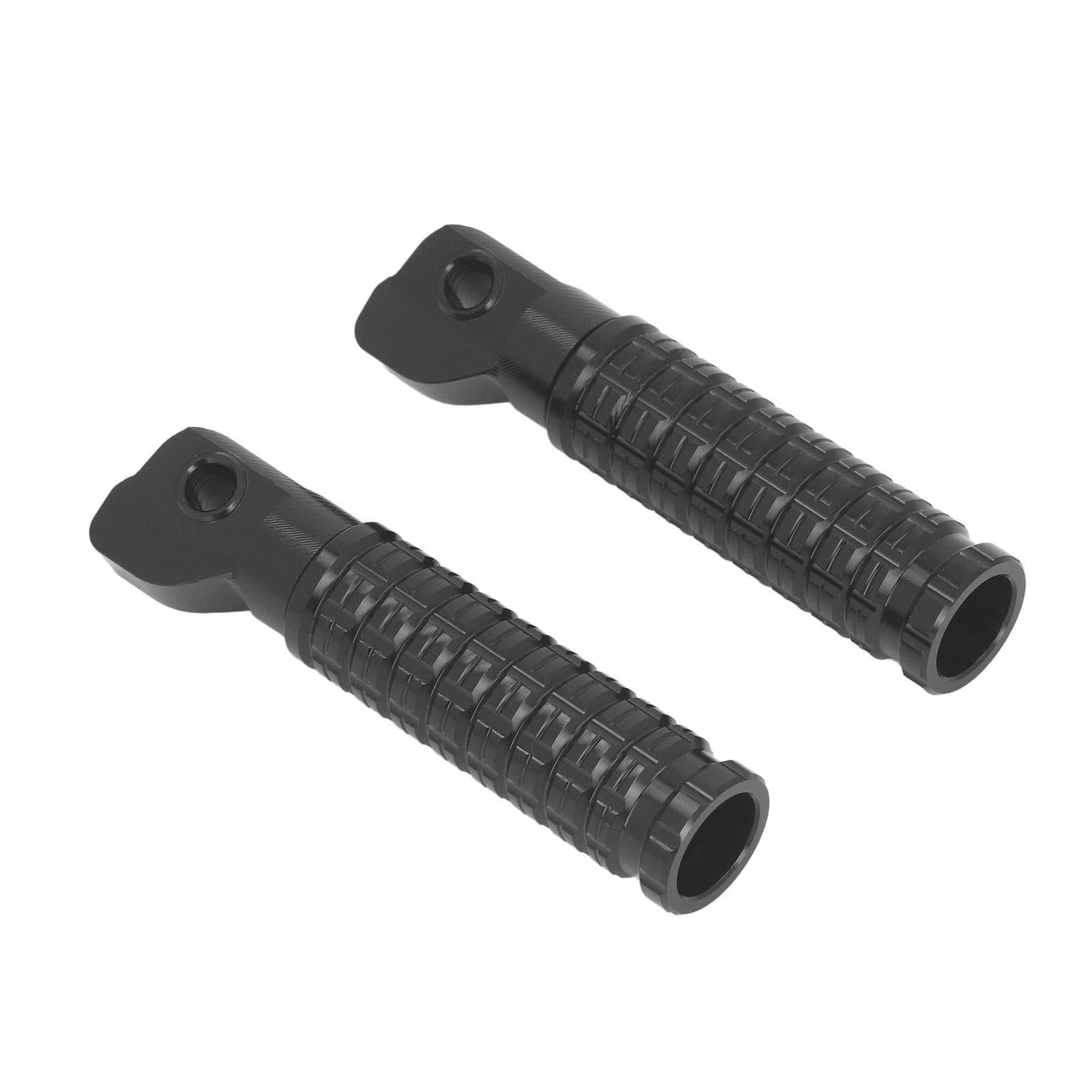 1 Pair Motorcycle Foot Peg Aluminum Alloy Stylish Look Anti Slip Foot Peg Rest Replacement for black