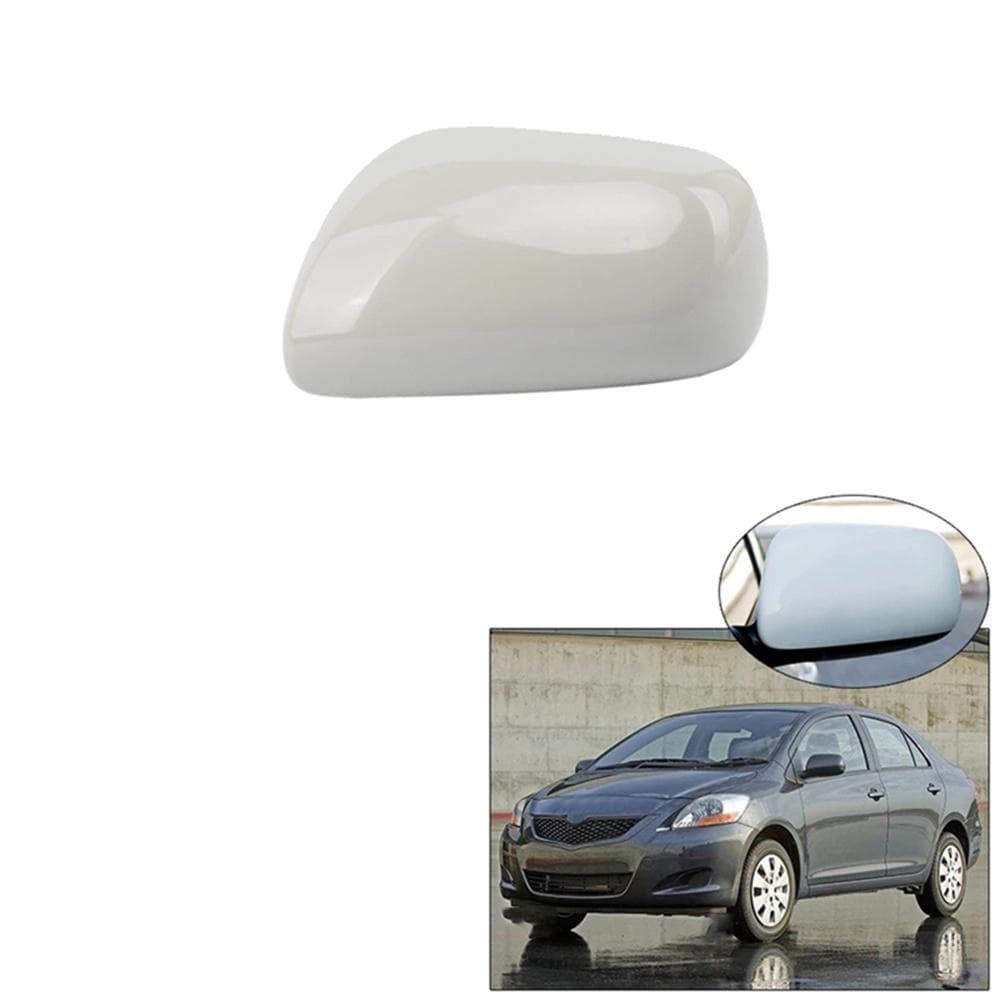 Left Driver Side Rearview Door Mirror Cover Cap Primer For 2007-13 Toyota Yaris