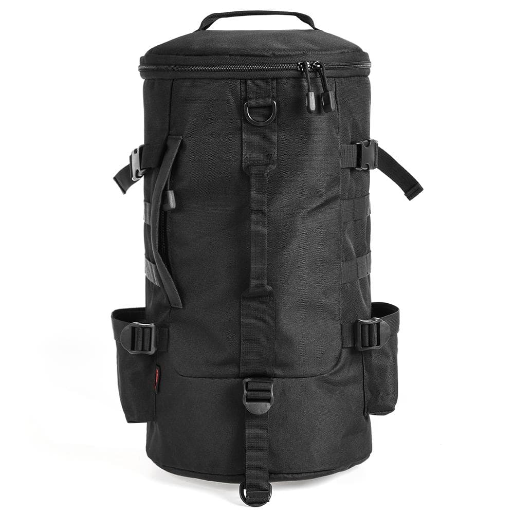 Multi-purpose Fishing Backpack Outdoor Travel Fishing Rod Reel Tackle Bag black