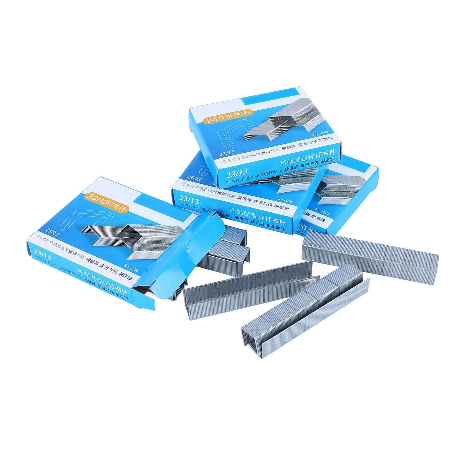 4000pcs 2313 Staple Thicken Easy Pinning Galvanized Iron Metal Staple for 100 Sheet Capacity for