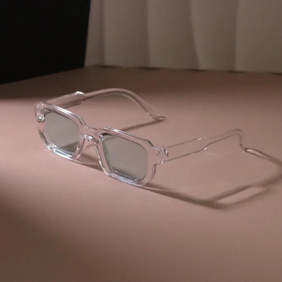 New Designer Rectangle Sunglasses for Women Men Cool Colorful Sun Glasses Plastic Personality Outdoor Eyewear Unisex Other
