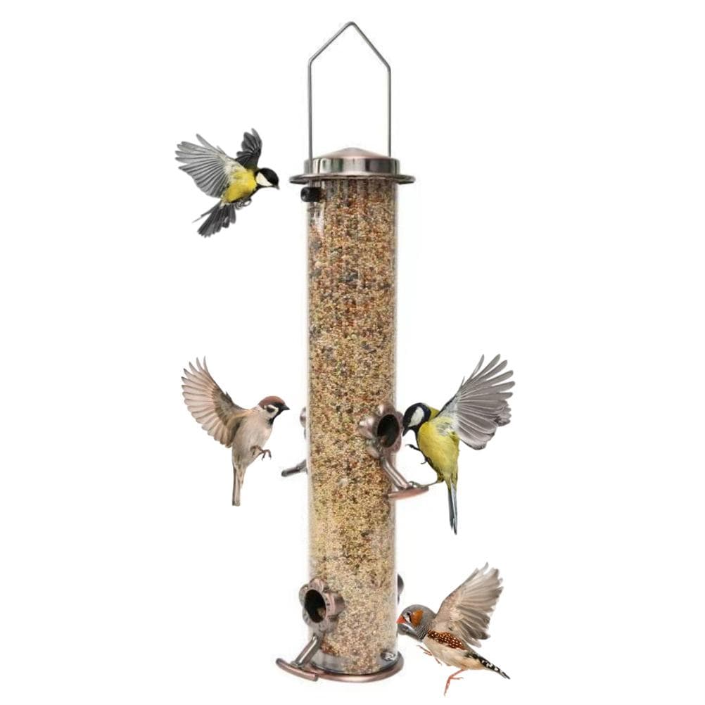 Bird Feeders for Outside Bird Feeder Hanging for Garden Yard Outside Decoration Food Dispenser Bird