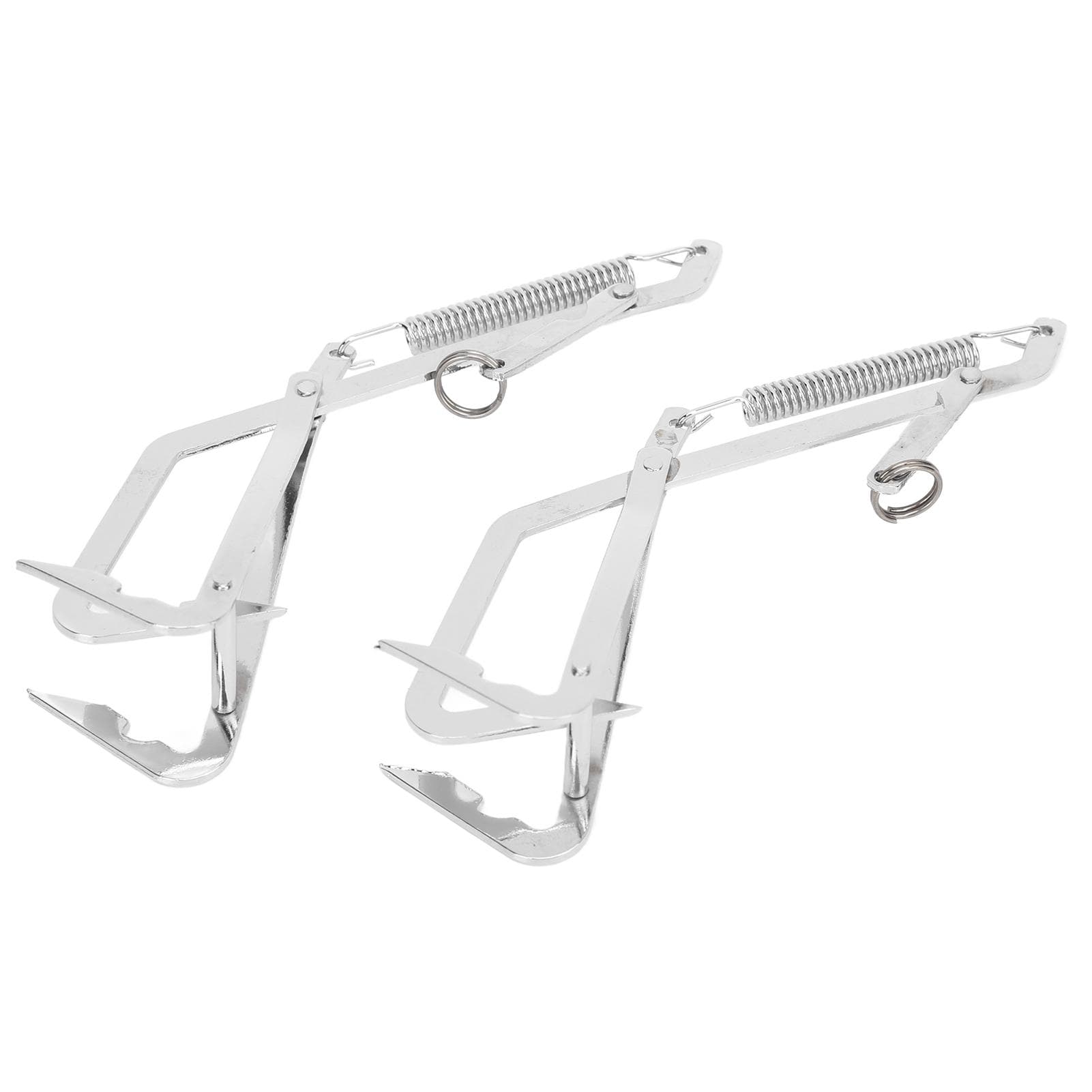 2 Pcs Seafood Grabber Stainless Steel Grabbing Tools for Catching Crabs Pike Predatory FishSingle