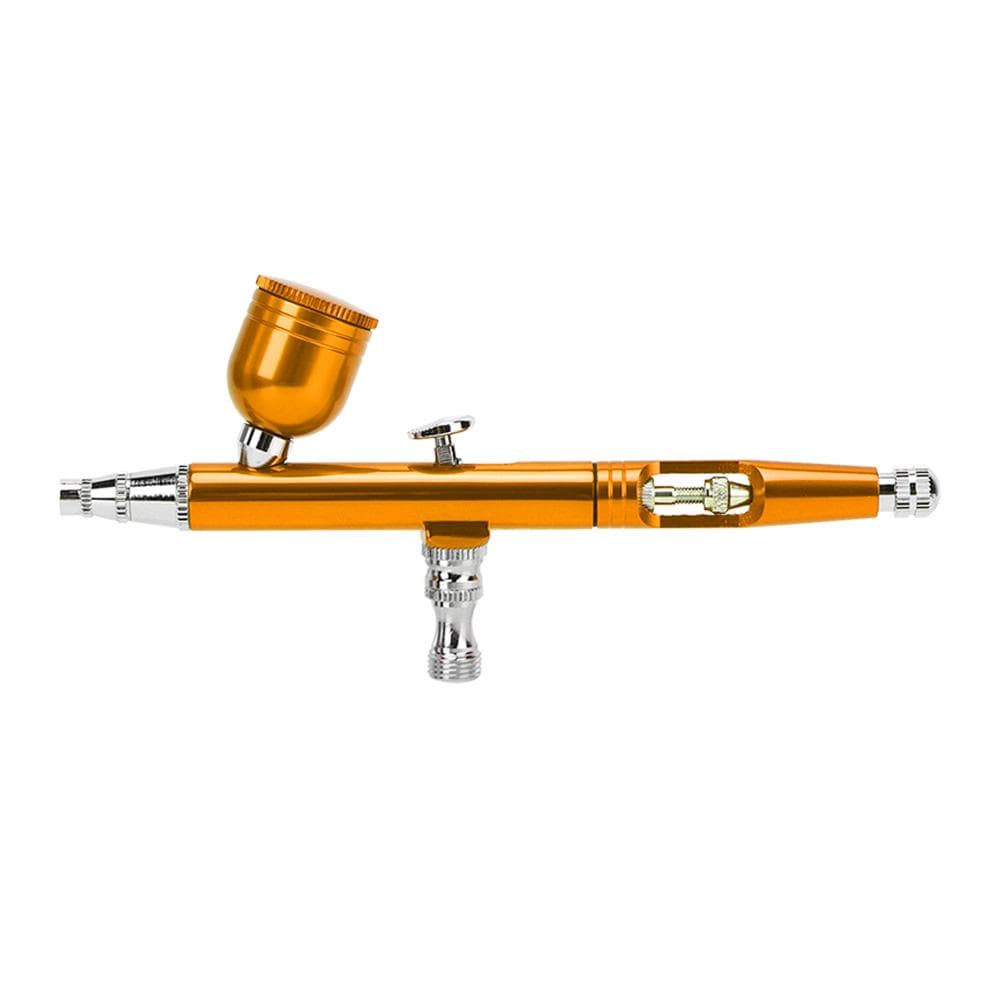 AR130K 0.3mm Nozzle Spray Gun Pneumatic Spraying Gun Sprayer DIY Art Airbrush ToolRed gold