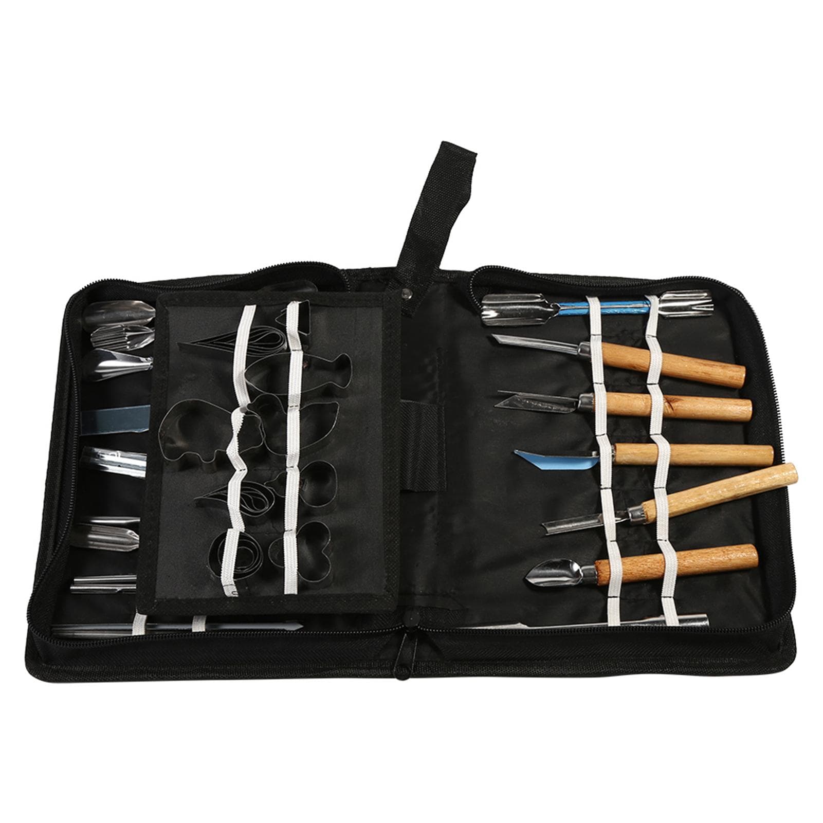 1 Set 46Pcs Carving Tools Kit Portable Vegetable Fruit Food Chisel Kitchen Cutting Products White