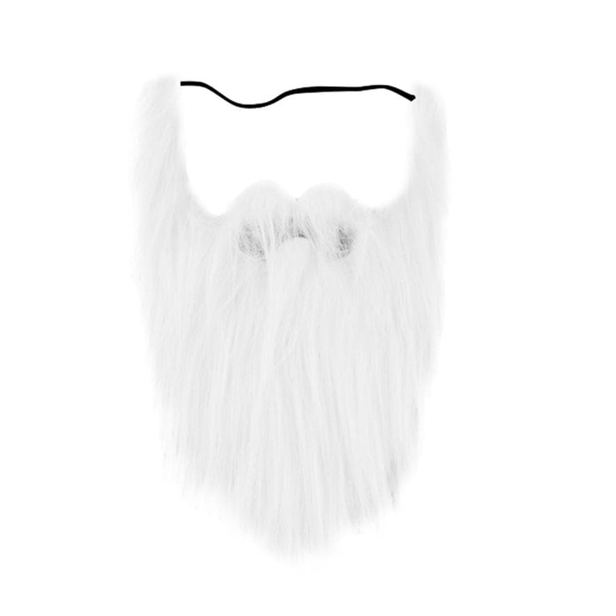 Fake Beard Grandpa Performing Stage Play Simulation Beard Handlebar Mustache Performance Decoration None white
