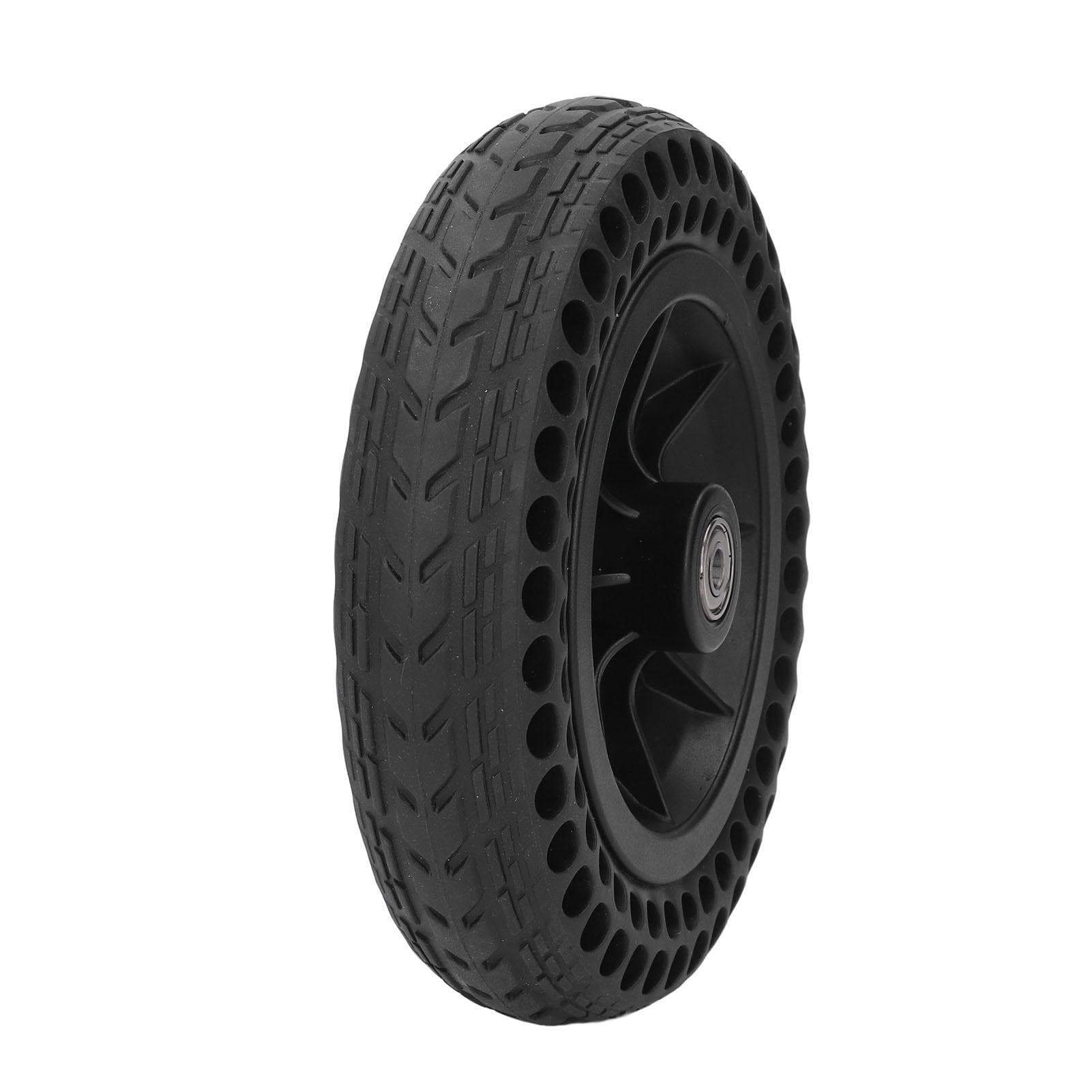 8in Solid Wheel TPE Rubber Anti Slip Quiet 75KG Bearing Caster Tire Tyre Replacement